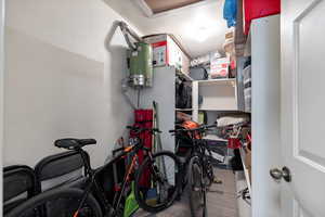 View of storage area