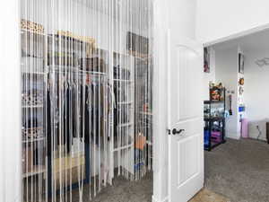 view of walk-in closet