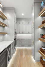 Pantry with wine cooler
