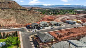 Aerial view of mountains