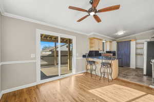 Upstairs dining room