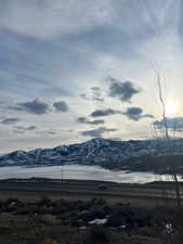 View of mountain background