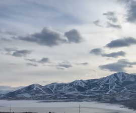 View of mountain backdrop