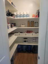 View of storage area