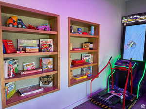 Playroom with built in features