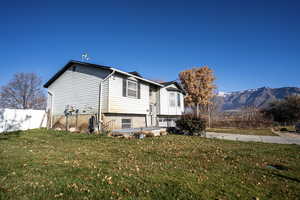 Front Yard showcasing the view of Ben Lomond Mountain to the North