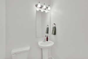 Half  Bath off the Kitchen