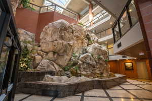 Common area featuring a high ceiling