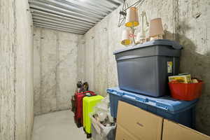 View of storage area