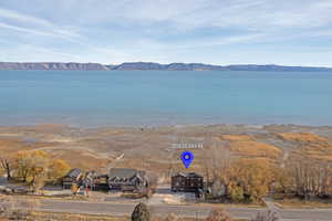 Water view with mountains