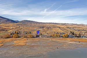 Aerial view of mountains