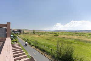 Mountain view featuring rural landscape