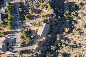 Aerial view of property and surrounding area