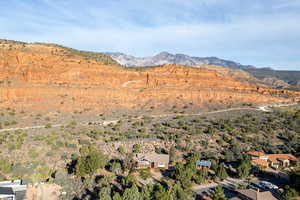 View of mountain background