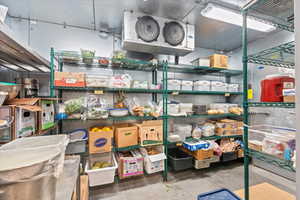 View of storage room