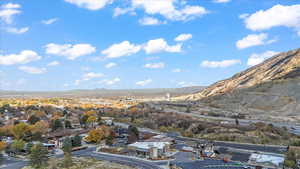 Drone / aerial view of mountains