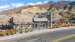 View of mountain background