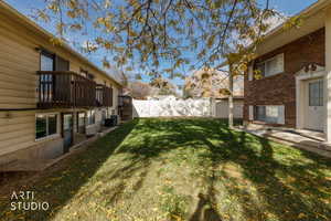 View of yard featuring a patio area