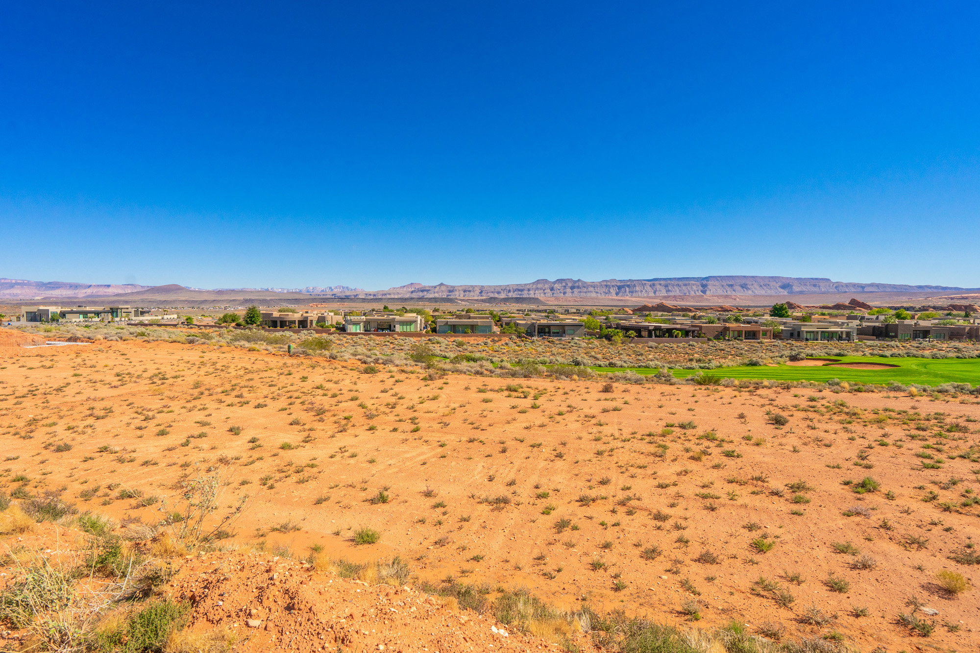 View of mountain background