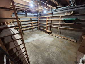 View of storage area