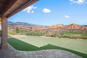 View of mountain background