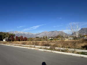 View of mountain background