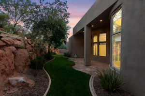 View of yard featuring a patio