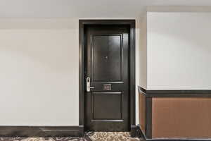 View of exterior entry