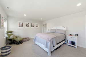 Primary suite with private balcony