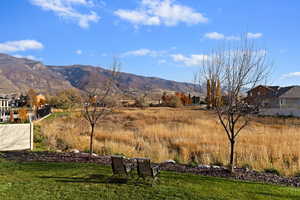 View of mountain background