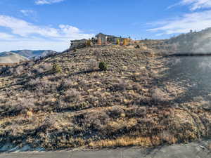 View of mountain background