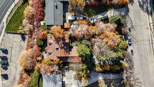 Aerial view of property and surrounding area