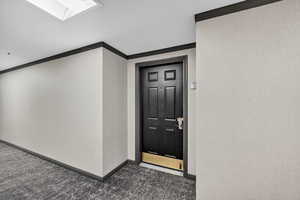 Entrance to property