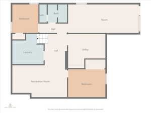 View of floor plan / room layout