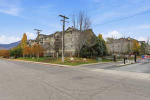 View of property featuring a mountain view
