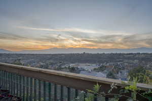 View of mountain background