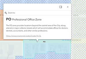 View of miscellaneous Provo Zoning Map