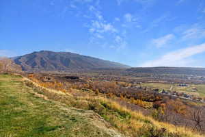 View of mountain background