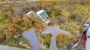 Aerial view of property and surrounding area