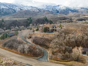 View of mountain backdrop