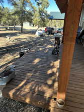 View of deck