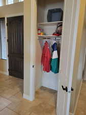 View of closet