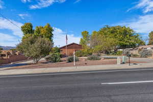 View of obstructed view of property