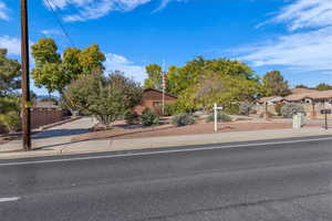View of front of home with driveway