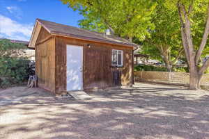 View of outdoor structure
