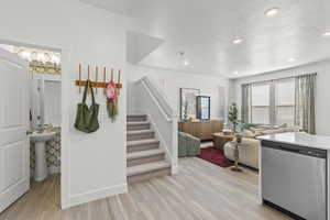 photo is of model home