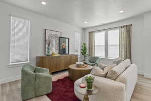 photo is of model home