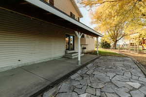 View of patio / terrace with a playground