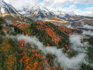 View of mountain background