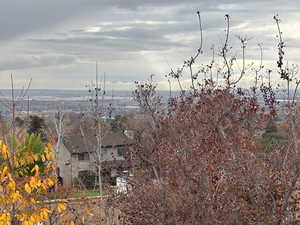 View of lake from balcony